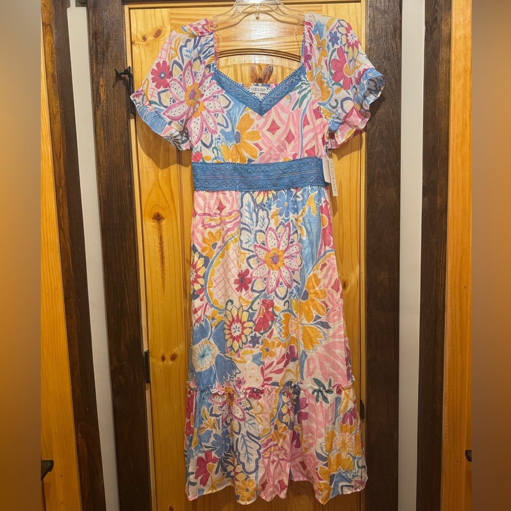 Luxology floral dress large